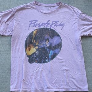 brandy Melville purple graphic tee